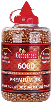 COPPERHEAD  -  Luchtdruk Kogeltjes  -  kaliber 4.50mm / .177  -  BB PREMIUM GRADE  -  inhoud 6000